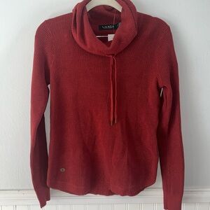 LAUREN RALPH LAUREN knit cowl neck top